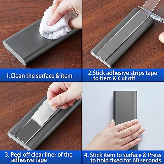 Nano Strong Mounting Adhesive Tape Double Sided Tape Heavy Duty Removable Clear Two Sided Double Stick Wall Tape 1.18in*16.4ft