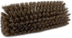 SPARTA Multi-Level Tile Scrub Brush 12" Wide Brush Head, Heavy-Duty Tile Cleaning Brush with End Bristles for Commercial Tiles, Tubs and Floor, Plastic, 12 Inches, Brown