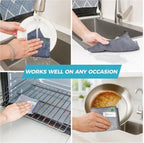 12Pcs New Upgrade 2-Layer Non Scratch Wire Dishcloth,Wire Dishwashing Rag,Reusable Quick-Dry Odor-Free Scrub Cloths for Dishes, Kitchen Cleaning Dish Rags for Cookware,Sinks, Dishes,Stove ﻿