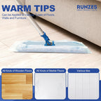 Runzes Dry Sweeping Refills 80Count Mop Pads Duster Cloths White Disposable Cleaning Cloths to Clean Dust,Hair,Dirt
