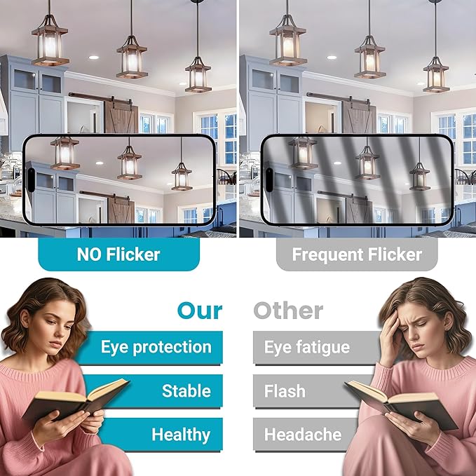 TJOY 12 Pack A19 Vintage LED Edison Bulbs, Non-Dimmable, 60W Equivalent, High Brightness 5000K Daylight White, 8W E26 Standard Base, 760 Lumens, CRI80+, Clear Glass Filament Bulb for Home, Farmhouse