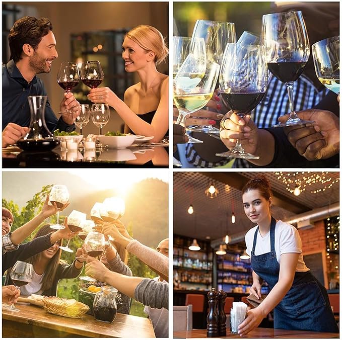 Electric Wine Bottle Opener Set, 5-in-1 Rechargeable Wine Gift Set with Charging Station, Foil Cutter, Aerator Pourer, Wine Stopper