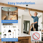 LED Light Bulbs Daylight White 5000K, 60 Watt Equivalent A19 LED Bulb, 9W E26 Standard Base, 800 Lumens 15000 Hours 120V, Non-Dimmable, Bright Energy Saving Lightbulbs for Bedroom Indoor, 3 Pack