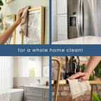 S&T INC. 50 Pack Microfiber Cleaning Cloth with Box, Bulk Towels for Home, Reusable Microfiber Towels for Cars, Cleaning Rags, Beige, 11.8 Inches x 11.8 Inches, 50 Count