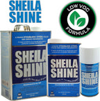 Sheila Shine 1 Gal. Can Low Voc Stainless Steel Cleaner and Polish, Protects Household Kitchen Surfaces, Removes Grease, Fingerprint & Watermarks, Stainless Steel Cleaner for Appliances, Fridge & Oven