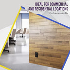 ENERLITES 10 Pack Matte Black Decorator Receptacle, Standard Electrical Wall Outlet, 15A 125V, Self-Grounding, 2-Pole, 3-Wire, 5-15R, UL Listed, 61502-TR-MBK, Tamper Resistant