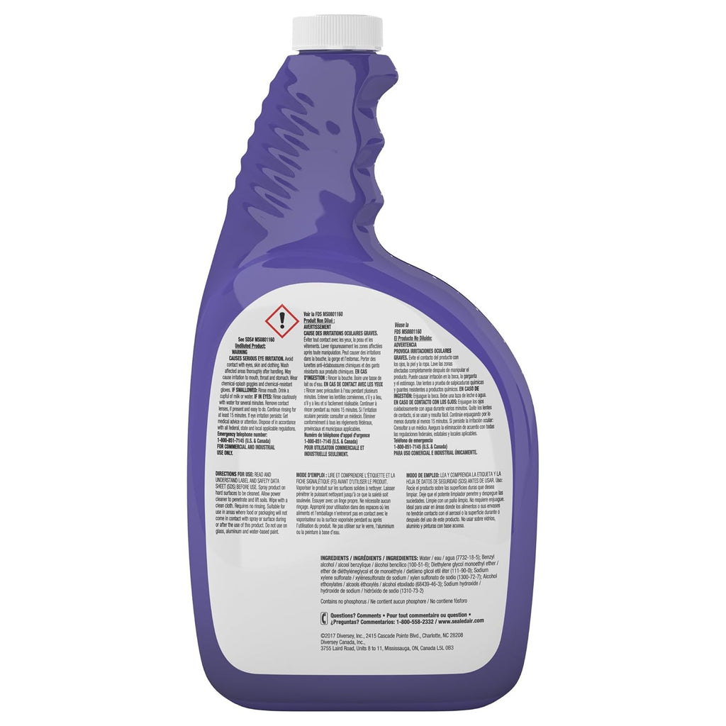 Diversey Whistle Plus Professional Multi-Purpose Cleaner And Degreaser, Citrus, 32 Oz