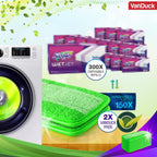 VanDuck Reusable Mop Pads Compatible with Swiffer WetJet (2 Pack) - Microfiber Mop Refill for Wet Mopping Cloths - Hardwood Floor Cleaning Spray Pads are Reusable Replacements