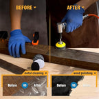 S SATC 2 Inch Hook and Loop Sanding Pad for Sanding Disc with 1/4 Inches Drill Sanding Attachment and Foam Sanding Pads for Polish Wood Metal Glass