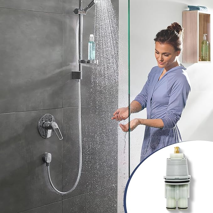 RP46074 Delta Cartridge Replacement, Compatible with Delta 13/14 Series Shower Faucets, Single Handle Universal Shower Cartridge Repair Kit, Replacement Monitor Cartridge Parts