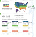 ANZZI Envo ANZZI Electric Tankless Water Heater 11 kW at 240 Volts, Small Enough to Install Anywhere - For for kitchen or bath faucet and shower (WH-AZ011-M2)