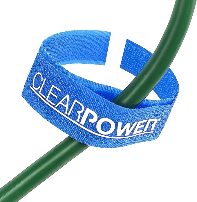 Clear Power 80 ft Lawn & Garden Outdoor Extension Cord 16/3 SJTW, Green, Water, Weather Resistant & Flame Retardant, 3 Prong Grounded Plug, for Christmas Lights and Holiday Decorations, CP10202