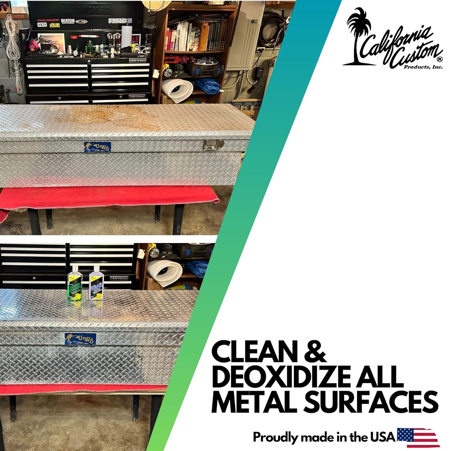 – Purple Metal Polish & Aluminum Deoxidizer Kit, Great for Aluminum, Brass, Copper, Chrome, Silver, Stainless and Gold - 2 Sets