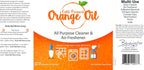 Premium Cold Pressed Orange Oil Concentrate- 16 oz (with D-Limonene), Concentrated Cold Pressed Orange Oil Cleaner - All-Purpose Citrus Cleaner and Degreaser Blend