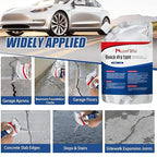 Concrete Crack Sealant, Self-Leveling Waterproof Cement Filler, Fast-Drying Crack Repair Glue for Driveways, Sidewalks, Walls, Floors, Garage – Indoor & Outdoor Use (2 Pack)