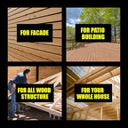 #9 x 2 1/2" Wood Screws by Grindy (300 Pack/2.6LBS) – Self-Drilling Deck Screws I Rust Resistant I Quick Drive & Fast Grip I for Cabinet, Furniture & Other Projects I Bit Included