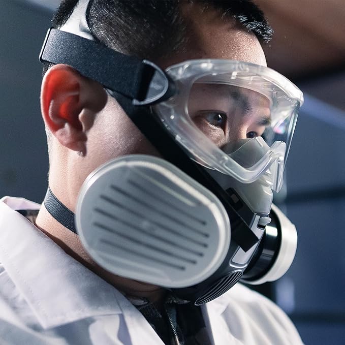 Dräger X-pect 4400 Safety Goggles | Anti-Fog & Anti-Scratch Goggles with Chemical Resistance | 5pcs