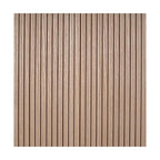 4ft x 4ft Unfinished Red Oak Veneer Tambour Wall Panel with 1/2" 30-Degree Groove Slats, Flexible & Easy to Customize