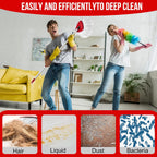 Spin Mop Head, Base, Handle Replacement for O-Ceda EasyWring 1 Tank System,4 Microfiber Mop Refills, 1 Base and 30-58in Handl Set Combo (White 1 Tank System)