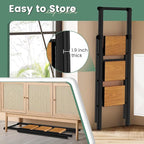 3 Step Ladder Folding Kitchen Step Stool for Adults, Ladders for Home