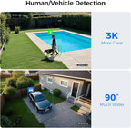 Hiseeu 16CH 3K Wired Security Camera System with Smart Dual Light,Audio,Vehicle/Person Detection,5MP 16CH DVR,16PCS 5MP IP67 Outdoor Indoor Surveillance CCTV Cameras,3TB HDD for 24/7 Home Security