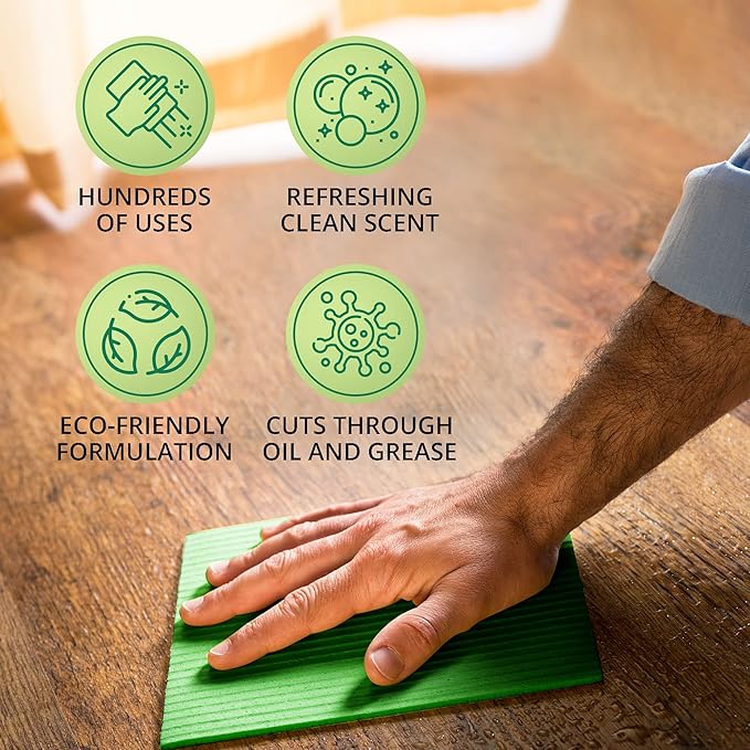 All Purpose Cleaner Concentrate - Advanage 20X The Wonder Cleaner Green Apple for All Surfaces Around Bathroom, Kitchen, Oil and Grease, Multi Purpose Cleaner for Household Cleaning Solution, 128 FlOz