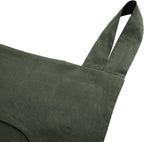 Amazhiyu 100% Linen Door Hanging Laundry Hamper Bag, 19x27 Inches Dusty Green
