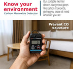 Inspector 2 Portable Carbon Monoxide Detector with Visual & Audio Alerts – Professional-Grade Digital CO Detector for Industrial & Commercial Applications