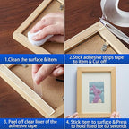 Nano Strong Mounting Adhesive Tape Double Sided Tape Heavy Duty Removable Clear Two Sided Double Stick Wall Tape 1/2in*16.4ft