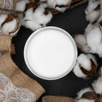 Dixie Belle Paint Company Chalk Finish Furniture Paint - Cotton (8oz) - Matte Pure White Chic Chalk Mineral DIY Furniture Paint