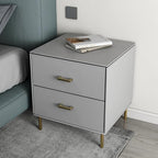 30 Pack Champagne Cabinet Pulls 3 Inch Drawer Handles Champagne Gold Cupboard Handles Square Cabinet Door Handles Modern Stainless Steel Kitchen Hardware for Cabinets