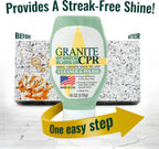 Granite CPR Cleaner & Polish Can Be Used Daily On Granite, Marble, Quartz & Corian. Leaves A Gorgeous Streak-Free Shine & Silky Smooth Finish. Cleans & Polishes All Stone Countertops In One Easy Step.