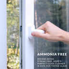 HOPE'S Perfect Glass Cleaner Spray, Streak-Free, Ammonia-Free Window, Mirror, Screen, Tinted Glass, and Shower Door Cleaner, Indoor and Outdoor Glass Surfaces, 32 Fl Oz, Pack of 1