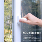 HOPE'S Perfect Glass Cleaner, Streak-Free, Ammonia-Free Window, Mirror, Screen, and Shower Door Cleaner, Indoor and Outdoor Glass Surfaces, 32 Fl Oz Spray Bottle and 67.6 Fl Oz Refill, Pack of 1