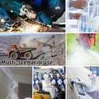 Half & Full Face Respirator Mask with Filters, Gas Masks for Construction Work, Paint, Dust, Spray, Welding, Sanding