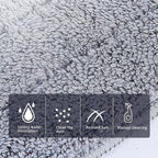 Mop Pads 32 inch Replacement 6 Pack mop Head Replacement Refills Washable Microfiber Pads Commercial Reusable Refill Fit for Most Flat Mop Frame