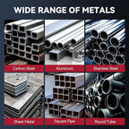 ARCCAPTAIN 250A MIG Welder, 110V 220V Gas MIG/Gasless MIG/Stick/Lift TIG/Spool Gun/Spot 6 in 1 Welding Machine Aluminum Welding Machine Professional Welder Machine with Large LED Display