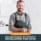 drain snake [50FT] - Auto Feed - Ideal plumbing snake for sink and drain unblocking - Solid drain auger for real DYIs!