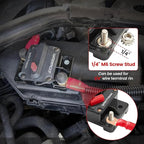RED WOLF 60Amp Circuit Breaker for Boat Trolling Motor Marine ATV Trailer Vehicles Stereo Audio Electronic Battery Solar System Inline Fuse with Manual Reset Switch Waterproof DC 12V-48V