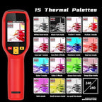 BSIDE Thermal Imaging Camera 240×240 Resolution 15 Color Palettes Infrared Thermal Imager -4°F to 1022°F 25Hz Rechargeable Handheld Thermal Camera with Laser Pointer 50°FOV