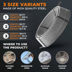 drain snake 3.0 [100 FT] - extremely long - Ideal plumbing snake for heavy & deep blockages - The drain auger for real do-it-yourselfers! (100 FT - 1/2 inch)