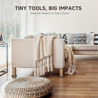 CO-Z 8pcs Felt Furniture Sliders for Hardwood Floors, 3 1/2 in Reusable Furniture Pads, Heavy Furniture Movers Sliders for Hard Surfaces, Thick Moving Pads Floor Protectors for Vinyl Tile Floors