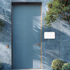 White Wall-Mount Mailbox, Modern Large Capacity Drop Mailboxes for Outside, Rust-Proof Galvanized Steel Post Box with Flag (No Keys Locking)