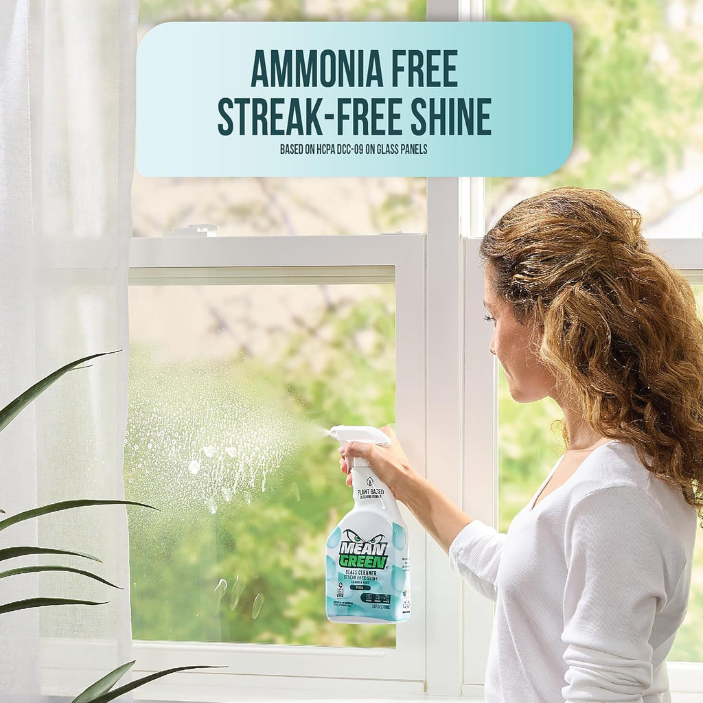 Mean Green Non-Contentrate Ready-to-use - Glass Cleaner - Streak Free Shine - Ammonia Free 3ct