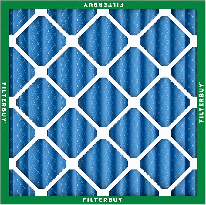 Filterbuy 10x10x2 Air Filter MERV 13 (MPR 1900) Health Defense Replacement (4-Pack), Electrostatic Pleated HVAC AC Furnace Filters, Made in USA (Actual Size: 9.50 x 9.50 x 1.75)