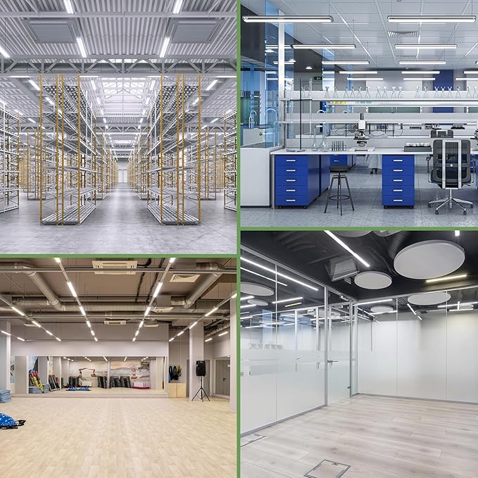 25-Pack T8 LED Bulbs 4 Foot, 24W 3200LM 5000K Daylight Tube Lights, Ballast Bypass, Type B, Dual-End Powered, Replacement for Fluorescent Tubes, G13 Base, Clear