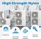 25 PCS 1/2 Inch Liquid Tight Connector - Non-Metallic PVC Electrical Conduit Fittings, 180 Degree Straight Flexible Conduit UL Listed for Home, Kitchen, Bathroom, Tubes and Tool Supplies