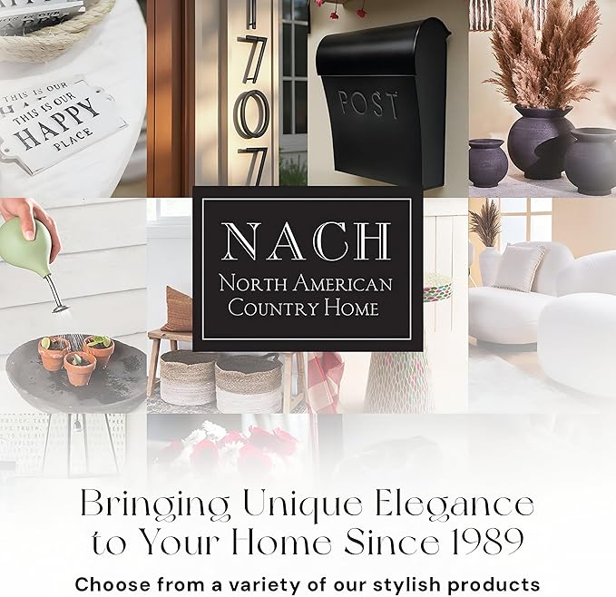 NACH Mailboxes for Outside Wall Mount, 10 x 10 x 4 inch Copper Mail Boxes for House Outside, Waterproof Mailboxes for Outside - Chicago Style Mail Box