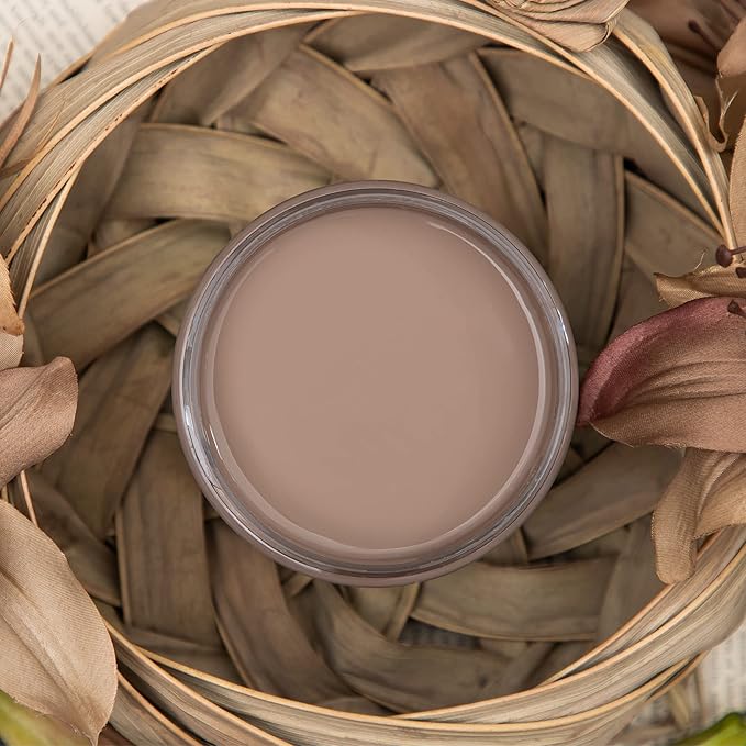Dixie Belle Paint Company Chalk Finish Furniture Paint - Mud Puddle (4oz) - Matte Rich Taupe Chic Chalk Mineral DIY Furniture Paint