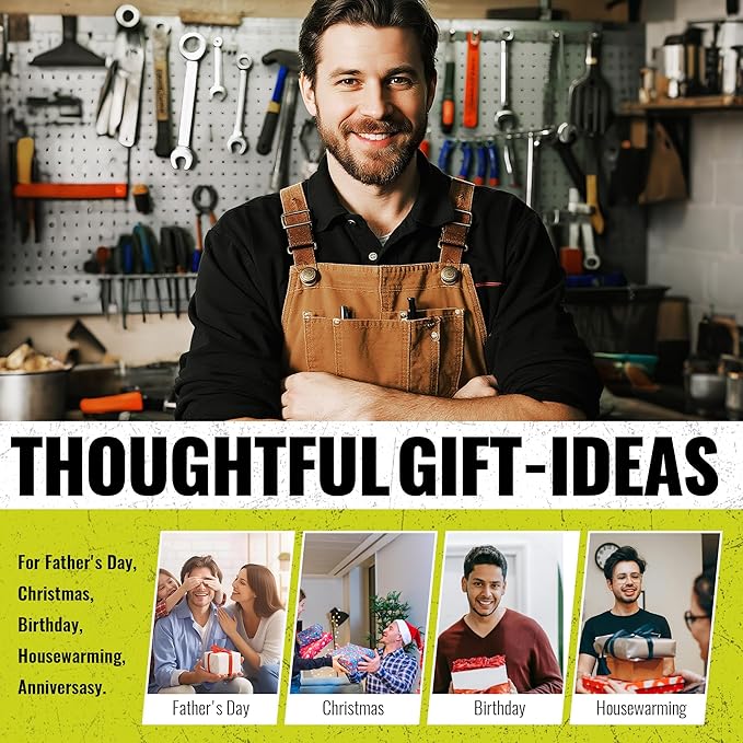 4 Layers Extra Tall Power Tool Organizer Wall Mount Loads 400lbs,Heavy Duty Metal Battery Tool Rack with 8 Cordless Drill Holders,Tool Storage Shelf For Workshop,Garage,Warehouse,Gifts for Men,Husband